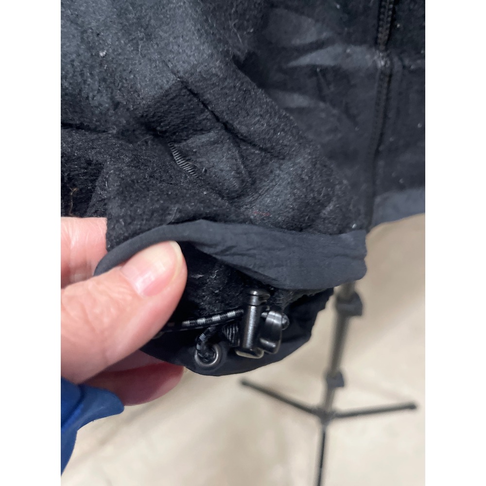 The North Face Black Fleece Jacket Full Zip Logo‎ Embroidered Women's Medium - Picture 2 of 5